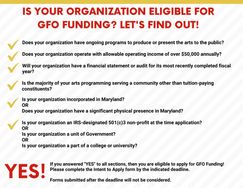 GFO Eligibility Checklist